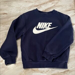 Nike Boys Dark Blue Crewneck Sweater